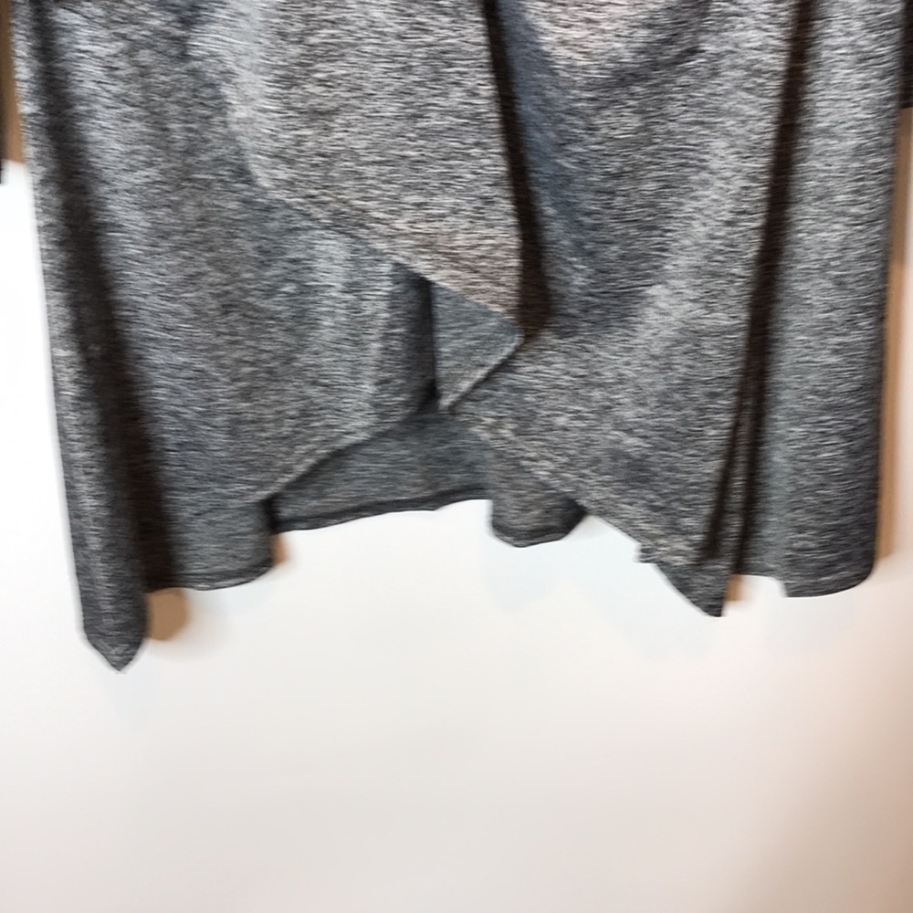 Grey Drape Front Stretch Tunic 2X PLUS SIZE - Picture 7 of 8